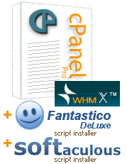 cPanel domain hosting with Fantastico and RVskin