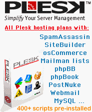 Plesk Domain hosting